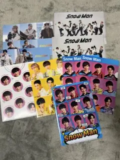 SnowMan ミニクリアファイル セット