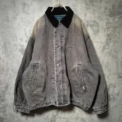 【美品】(L) NAUTICA ノーティカ デニムブルゾン コーデュロイ襟のサムネイル