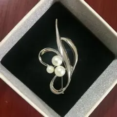 シルバー　パールブローチ♡ 入園式、入学式、卒園式、卒業式、結婚式