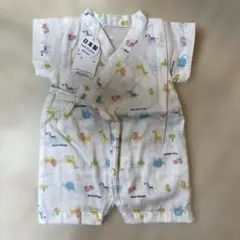 ミキハウス ベビー甚平 SSサイズ 動物柄