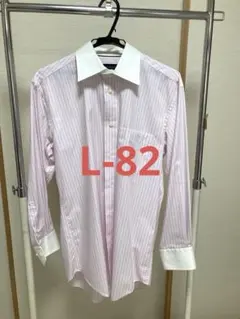 CHRISTIAN ORANI ピンクストライプ ワイシャツ L-82