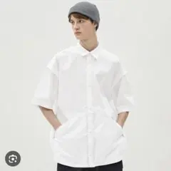 GU×UNDERCOVER ジップポケットシャツ 00 WHITE Mのサムネイル