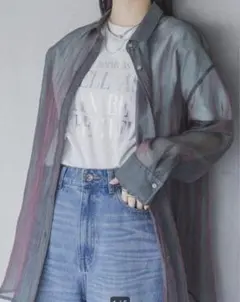 JEANASIS シアーシャツ 長袖のサムネイル