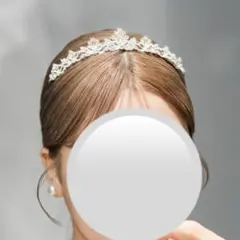 ウェディングティアラ ブライダル ヘッドアクセサリー 結婚式　前撮り