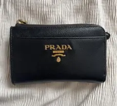 値下げしました、　PRADA ブラックレザー キーケース