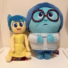 ディズニー インサイドヘッド2 ヨロコビ カナシミ ぬいぐるみ BIG セット