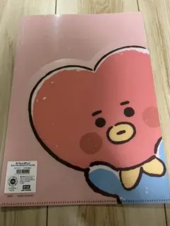 BT21 TATA ポケット付きクリアファイル BTS テヒョン テテ