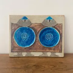 インガーパーソン 陶板 リンドベリ バイキング 壁掛け ロールストランド A