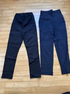 UNIQLO マタニティズボン　Mサイズ　ブラック　ネイビー　２本セット
