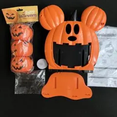ハロウィン ディズニー かぼちゃ　フォトスタンド ミッキーマウス　飾り　装飾