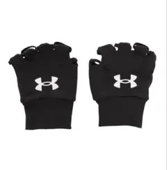 UNDER ARMOUR トレーニンググローブ 指なし ブラック