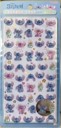 正規品　ボンボンドロップシール　ディズニーミニ　スティッチ