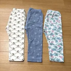 UNIQLO 7部丈レギンスパンツ　110 3枚セット　ポール&ジョー　女の子