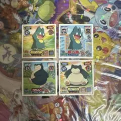 ポケモン　シール烈伝4枚　ゴンベ　カビゴン