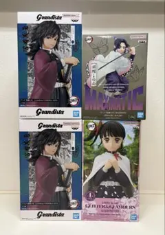 鬼滅の刃 冨岡義勇 胡蝶しのぶ 栗花落カナヲ フィギュア