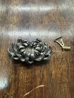 【海】江戸明治金工　長手猿図　金目　手彫　目貫一体　銅製鍍金　骨董品　箱付 海】江戸明治金工 双龍図 手彫 目貫一体 銅製 骨董品 専用箱