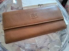 新品♥♥ILBISONTE長財布ロングウォレット　オリーブ本革イルビゾンテのサムネイル