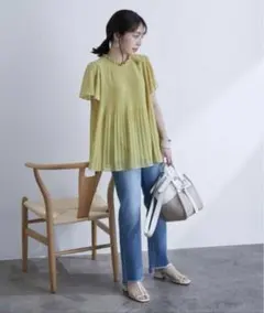 ビス VIS シフォンバックリボンブラウスのサムネイル