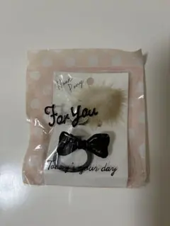 ヘアゴム　ファー