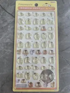 ボンボンドロップシールミニ　ポムポムプリン