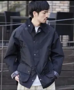 k*i様 未使用品 Barbour バブアー 別注 BEDALE ビデイル OS
