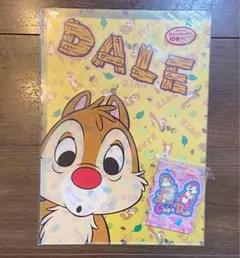 チップ&デール　メモ帳　クリアファイル　ミニレターセット