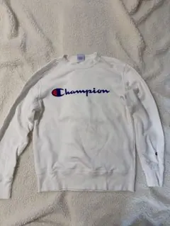 Champion ホワイト スウェット