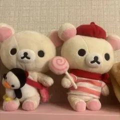 コリラックマ いちご ペンギン ぬいぐるみ ポシェット レア ショルダー