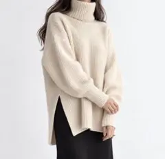 CLANE 2WAY NECK WARMER KNIT TOPS