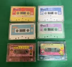 子どもちゃれんじ・歌で覚える10、￼漢字￼￼カセットテープセット 6本