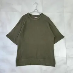 FLAT HEAD フラットヘッド Sサイズ 半袖サーマル カーキ系のサムネイル