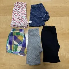 80cm レギンス　ショートパンツ5点セット