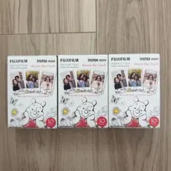 instax mini プーさん　フィルム10枚入 3個セット