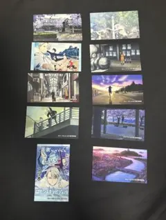 ユーリ!!! on ICE 10周年 スペシャル観光カード名刺カード 唐津14枚