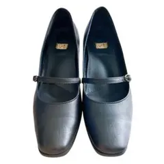 【美品】ingイングブラック ストラップ付き パンプス 22.5㎝