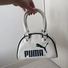 PUMA ハンドバッグ ホワイト ミニバッグ　y2k