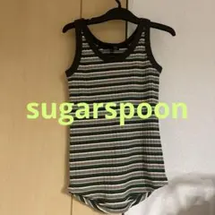 SUGAR SPOON ボーダー タンクトップ Fのサムネイル