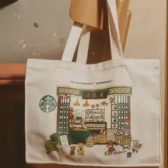 IN MARM REGARO ×Starbucks トートバック海外限定ホワイト