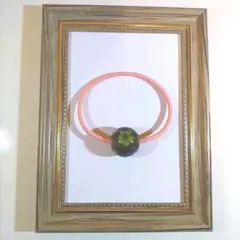 H1018 ハンドメイド とんぼ玉 ヘアゴム