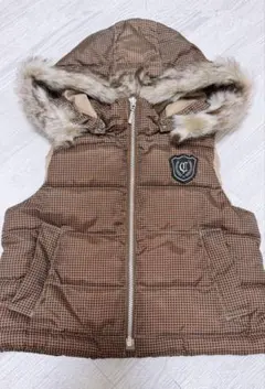 【美品】コムサイズム　ダウンベスト　90センチ