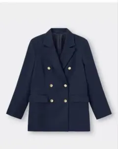 ダブルブレストブレザー　GU