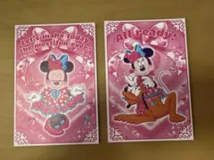 ミニー　パルパルーザ　グリーティングカード　2種