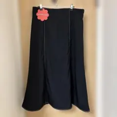 Hina×Komachi×Yuki ロングフレアスカート　ブラック　4L