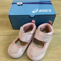 asics ベビーメッシュサンダル ピンク　13.5センチ