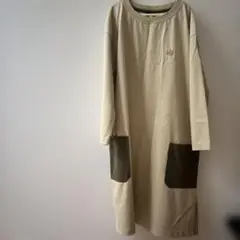 ロゴス 七分袖 ワンピース