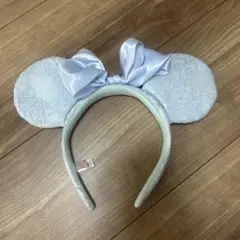 ディズニー 水色レースカチューシャ