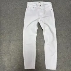 【美品】ポロラルフローレン スキニー デニム ホワイト 27S 白パンツのサムネイル