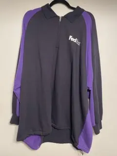 FedEx　ハーフジップ　スウェット　プルオーバー 3XLのサムネイル
