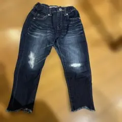 GLOBAL WORK ダメージ加工ロングパンツ M