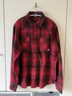 ELEMENT エレメント　チェック　オンブレシャツ　Lサイズ